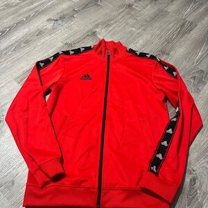 Adidas Vibrant Red Full-Zip Jacket